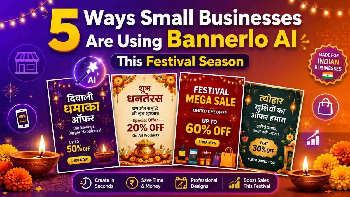 5 Ways Small Businesses Are Using Bannerlo AI This Festival Season